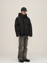 冬用 メンズフード付きコットンジャケット【ストリートスタイル・おしゃれデザイン】