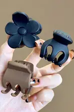 ハーフアップ用 南瓜型ヘアクリップ【大サイズ・隠れボリュームアップデザイン】