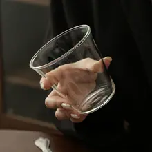日本式 ガラスコーヒーカップ【アイスコーヒー・炭酸飲料対応・高透過性】
