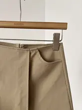 高腰スカートパンツ【韓国風・レトロ感・細見え・カジュアル用】（セットアップ対応）