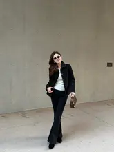 高腰デニムパンツ【極上の柔らかさ・新スタイル・フレア丈】