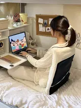 リクライニングソファ 一人用 寮のベッド上用 タタミ スタイル クッション