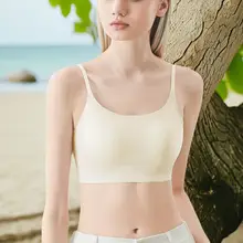 U型美背ブラジャー【薄手・ノーブラフィット・大きいサイズ・背中開き】（セットアップ対応）
