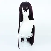 VTuber コスプレ用ウィッグ【長髪・深紫色・リアルな質感】