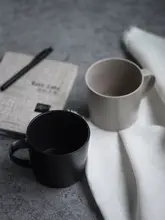三拾家 マグカップセット【大容量・陶器製・家庭用・シンプルデザイン】