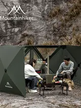 MOUNTAINHIKER 携帯可能な折りたたみ風よけパネル【屋外用・プライバシー保護・キャンプ用】