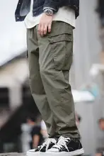 機能性ワークパンツ【秋用・多ポケット・ストレート・カーゴ風・軍用グリーン】