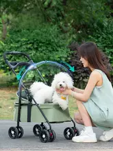 折りたたみ式小型ペットカート【猫・犬用・軽量・アウトドア対応】