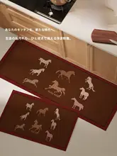 キッチンマット【防油汚れ・吸水・カット可能・コーナー対応・滑り止め】