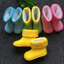 子供用 防水フリースシューズカバー【厚手・保温・滑り止め付き】