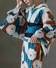 女性用 和服 浴衣【オーソドックスなデザイン・純綿素材】