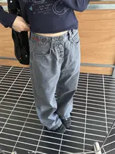 美式ヴィンテージ風 ワイドストレート工装パンツ【男女兼用・調整可能・ウォッシュ加工】（セット アップ対応）