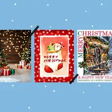 ポスター ウォールステッカー インテリア クリスマスツリー レトロ イラスト メリークリスマス 壁飾り 新年