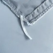 シンプルな2色使いのウォッシャブルコットン4点セット【ベッドシーツ・カバー付き・学生寮用】