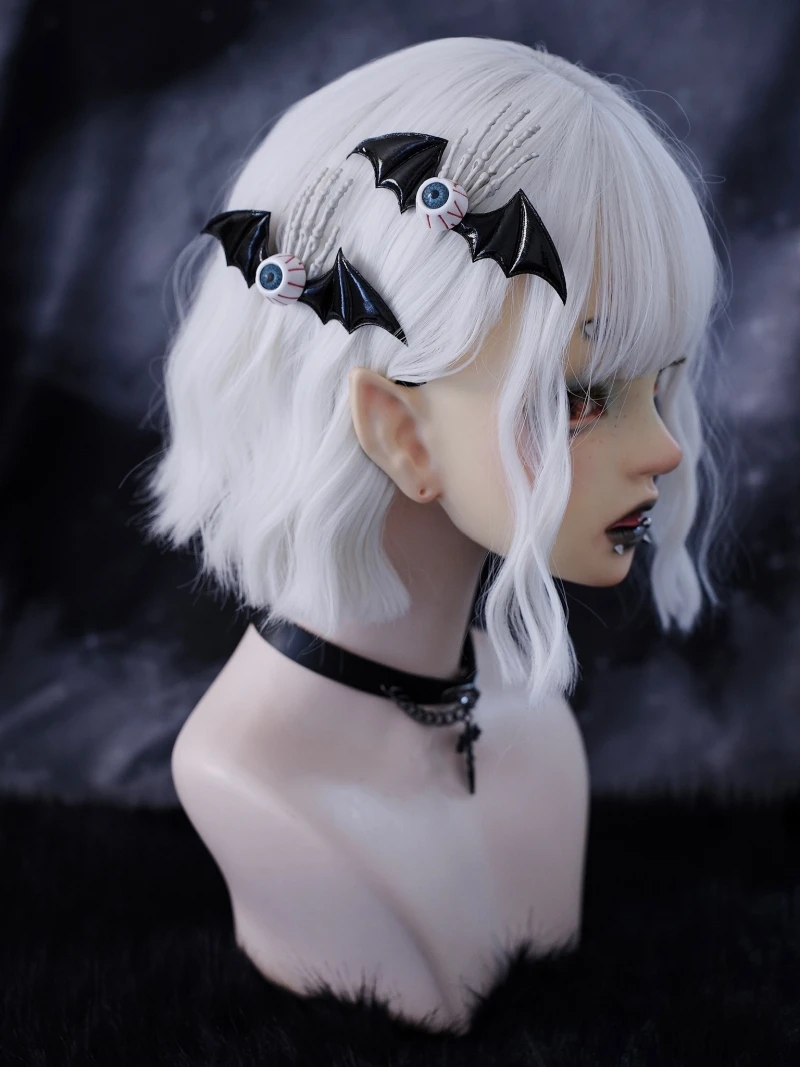 スカルとクモの巣モチーフのヘアバンド：ハンドメイドのアンダーグラウンドスタイルが提供する個性と耐久性