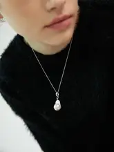 高級感ある天然バロックパールネックレス【軽やかなおしゃれなデザイン】