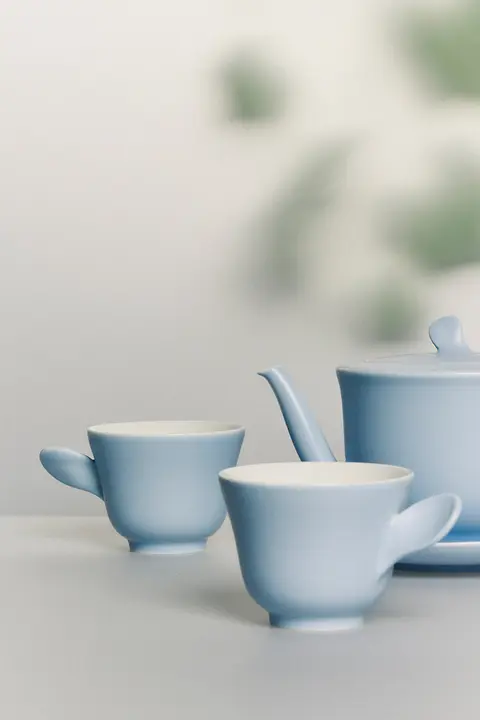 手作り陶器のおしゃれなティーカップ【花房シリーズ・ハンドドリップ用】