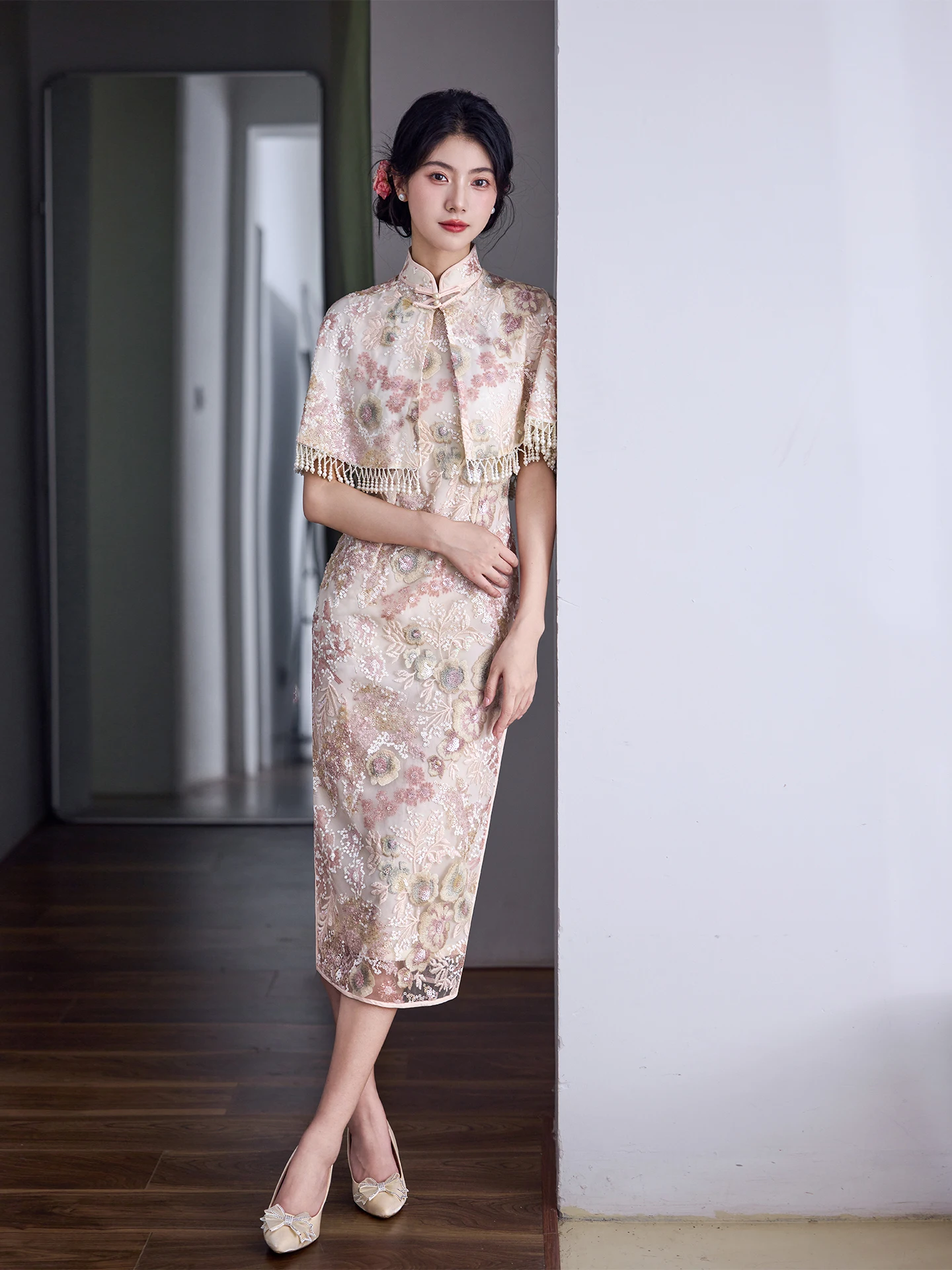 中国花嫁衣装は実際どうなの？高級感あるピンクの旗袍が結婚式に使えるのか？
