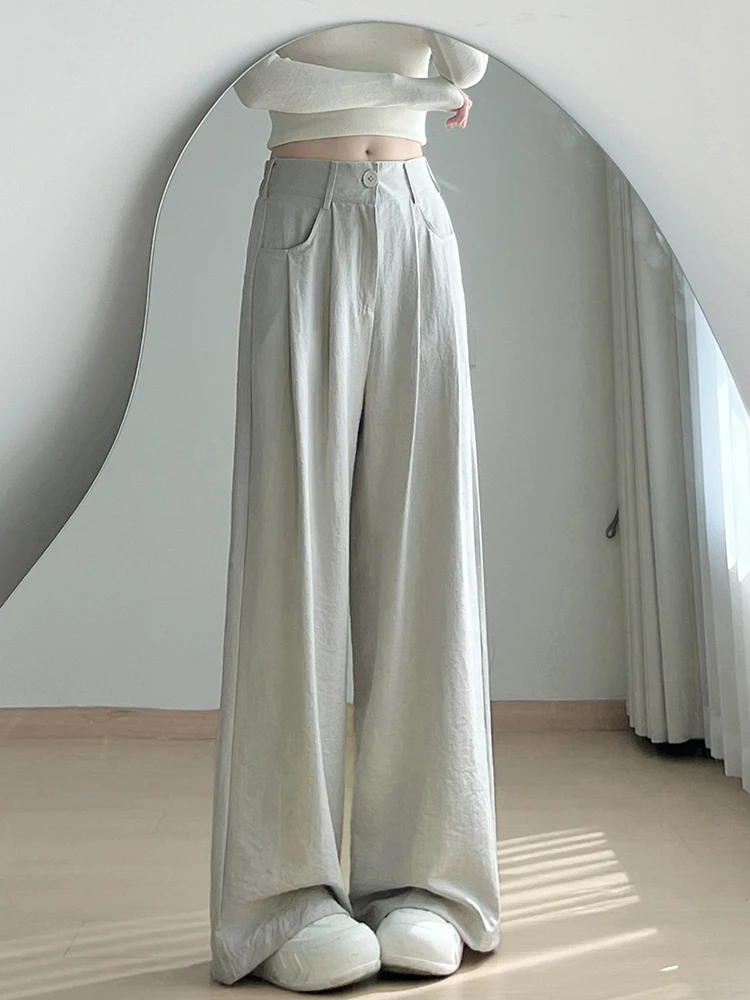 高腰テーパードパンツ：通勤風の立体裁剪でビジネスカジュアルを実現