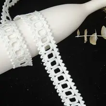 2.5cm幅 ミルクシルク編みレーストリム【DIY手作り衣類・カーテン・ソファ装飾用】
