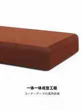 EVA製 ヨガブロック【薄型・無垢材・ビーチ材】