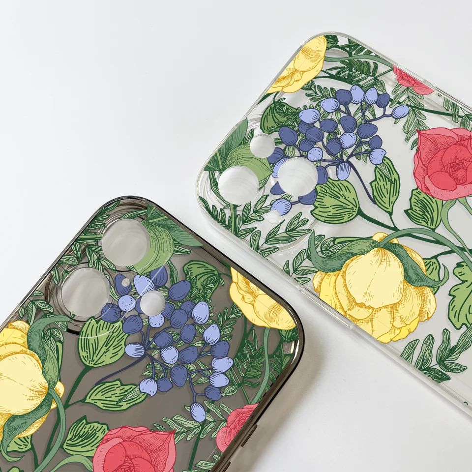 線描デザインのスマホケース【iPhone対応・全機種対応】