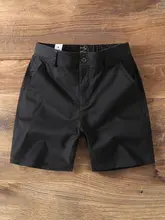 男性用 コットン製 四分丈パンツ【シンプルデザイン・動きやすい・フィット】