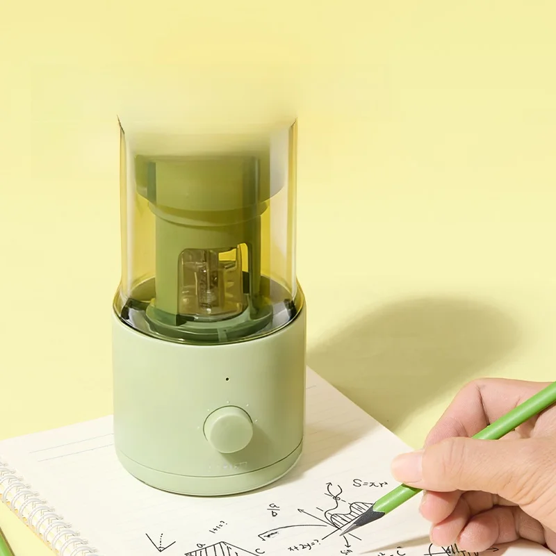 全自動電動鉛筆削り器：多機能文具で子どもの学習効率を向上