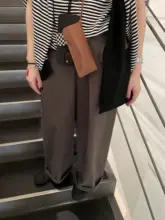 極上の柔らかさを実現したストリートスタイルのワイドパンツ【工装デザイン・裾が地面に届く長さ】（セットアップ対応）