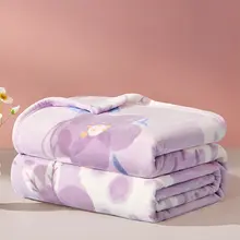 Beyond home 極上の柔らかさ！コーラルフリースブランケット【厚手・用・一人用】
