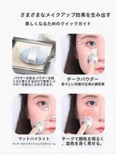 パフ 指先用 ミニ サムパフ メイク直し チーク ハイライト 仕上げ ディテール用 ルースパウダー