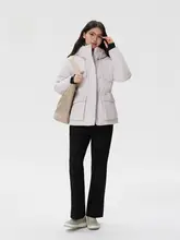 防水透湿のウィメンズ白鹅绒ジャケット【冬用・風防・耐磨仕様】