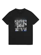 猫デザインの半袖Tシャツ【コットン・ユニセックス・ルーズフィット】