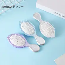 電気メッキ仕様のクッションブラシ【カラーランダム配送】