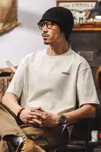 半袖Tシャツ メンズ ウォッシュ加工 接触冷感 シンプル ルーズ アメカジ ヴィンテージ 夏
