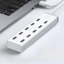 USBハブ USB3.0 7ポート 高速データ転送 ノートPC 給電 スマホ充電 USBメモリ 複数接続 「UGREEN」