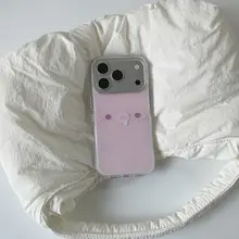 可愛い豚のデザインのiPhone用ケース【ピンクドット・衝撃吸収・iPhone対応】