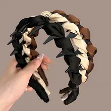 高い頭頂部のヘアバンド【日常用・洗顔対応・滑り止め付き】