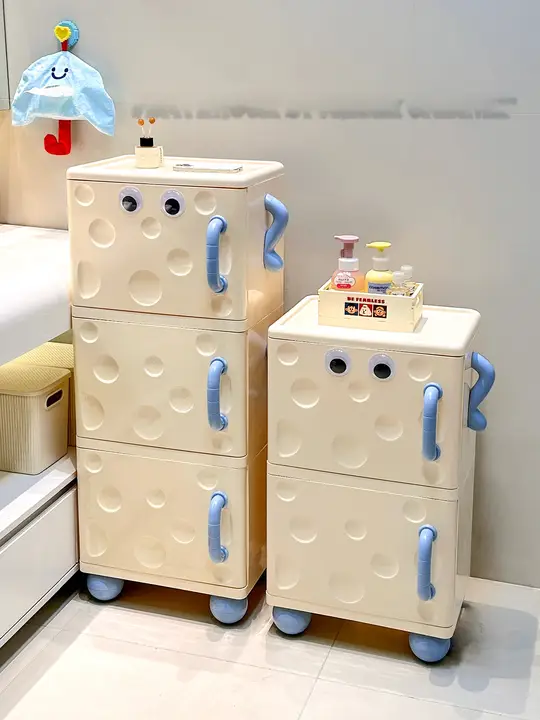 バスルーム用 収納ラック【洗面タオル・生理用品用・多層タイプ】