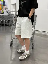 極上の柔らかさ 白花灰のカジュアルショートパンツ【夏用・ゆったりフィット・スポーツ】