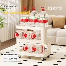 ミニマルデザインのテーブル【リビング・寝室用・移動可能・収納付き】