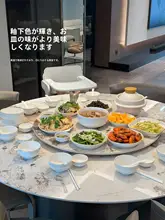 現代的なレトロスタイルの陶器食器セット【高級感ある碗と皿・家庭用】（セットアップ対応）