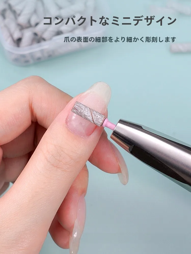 ミニネイルポリッシュ研磨ツール：かかと角質取りに最適なサンドリングの使い方と効果