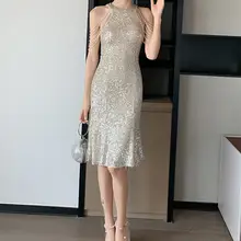 肩流蘇付きビジューとサテンのショートドレス【卒業式や誕生日パーティーに最適・女性用】