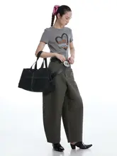 大容量ナイロントートバッグ【軽やかなバイカラー・都市型デザイン】