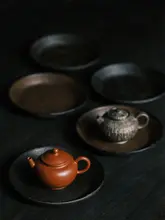 美しいデザインの漆塗り茶器【水受け機能付き・湯茶用・長方形トレイ】