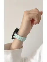 磁気吸着の細身シリコンバンド【GT4・GT3・watch4pro・iwatch8対応】