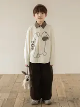 男児用 極上の柔らかさのプリントシャツ【秋冬向け・綿100%・シンプルデザイン】