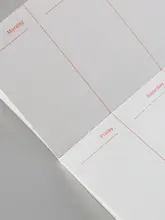 手帳 ノート 横型 週間プランナー 罫線 ポケットサイズ コンパクト 携帯用 おしゃれ 「Circusboy」