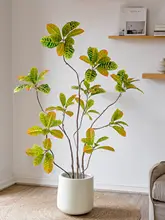リアルなフェイクグリーン観葉植物【ラバーの木・インテリア装飾用・リビング・オフィスに最適】